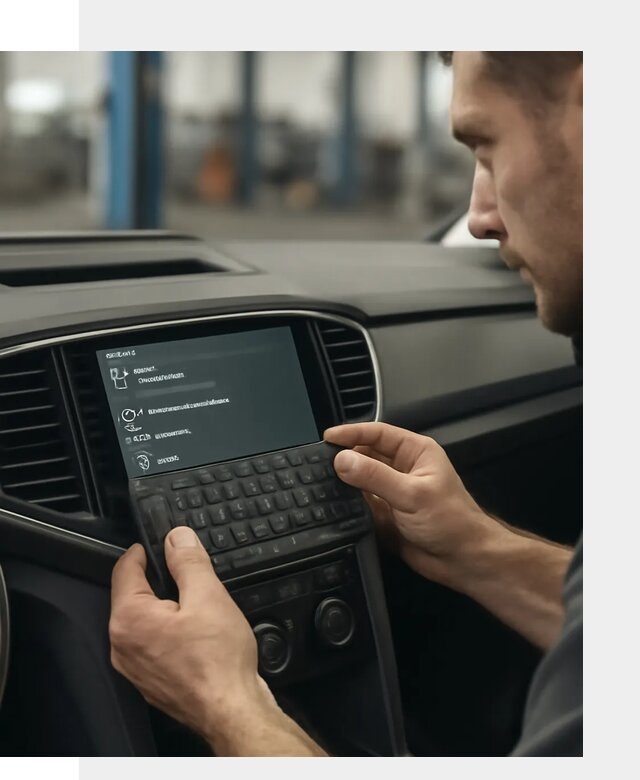 Установка русской клавиатуры для автомобиля в Кизляре